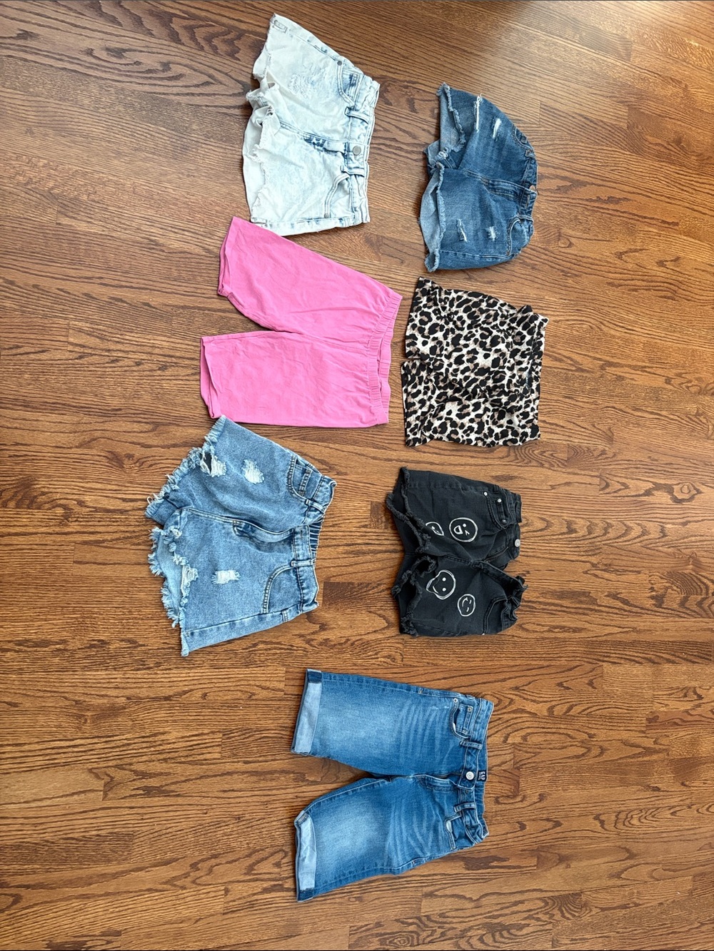7 pairs of kids size 10-12  Shorts - Comfortable Everyday Style